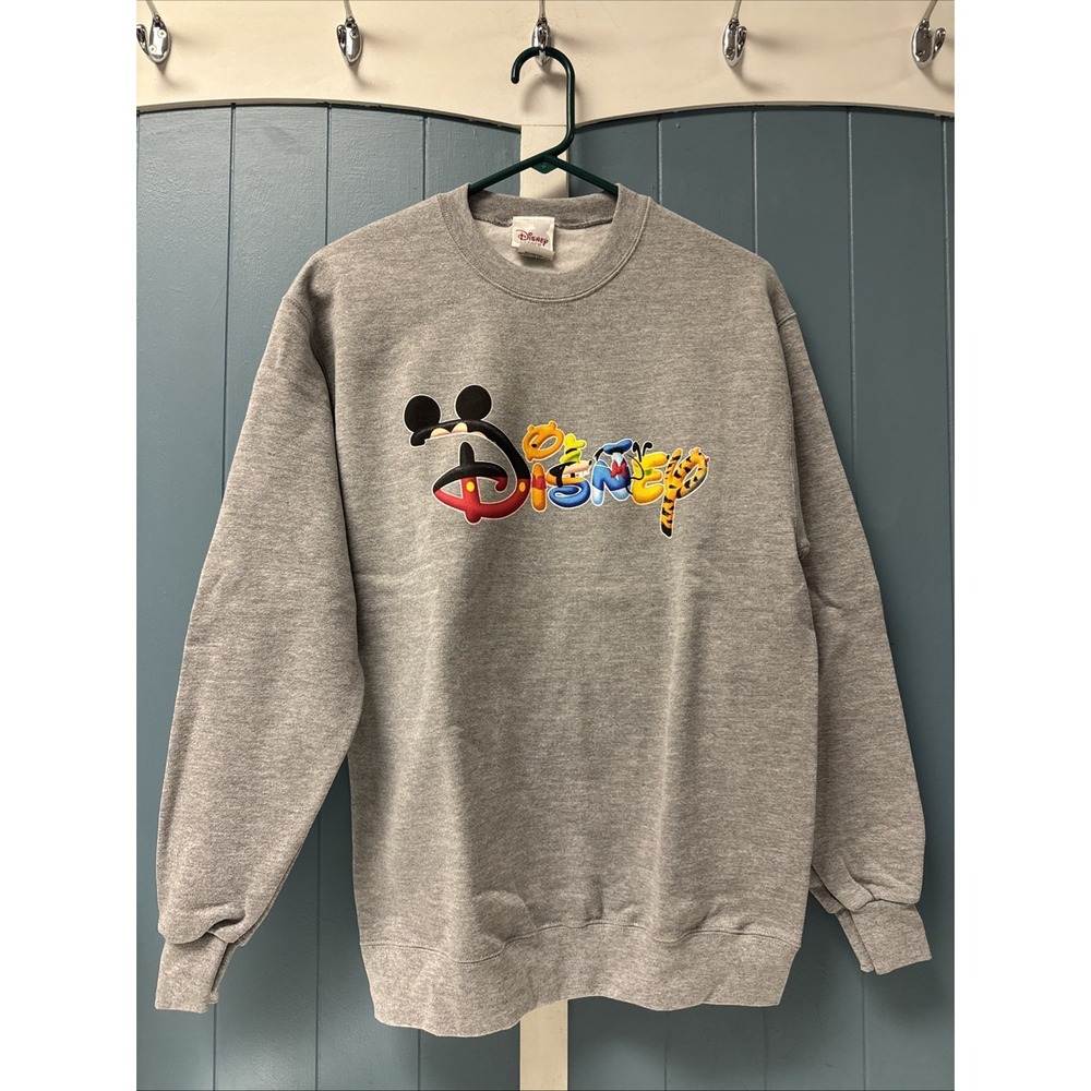 Vintage Long Sleeve Sweat‎ Mens S Small 00s Disney Mickey Mouse Donald Tigger